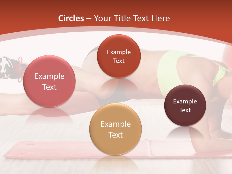 Sporty Person Exercise PowerPoint Template