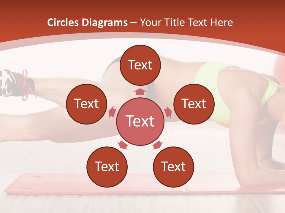 Sporty Person Exercise PowerPoint Template