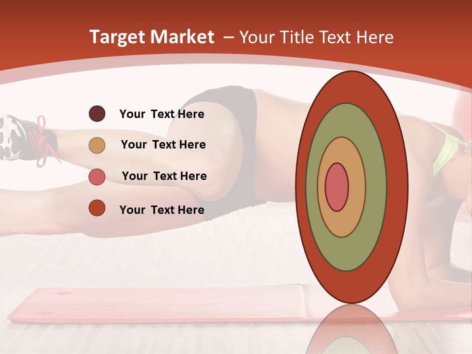 Sporty Person Exercise PowerPoint Template