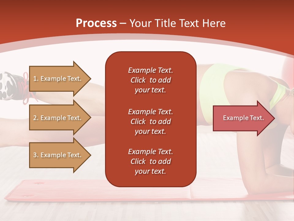 Sporty Person Exercise PowerPoint Template