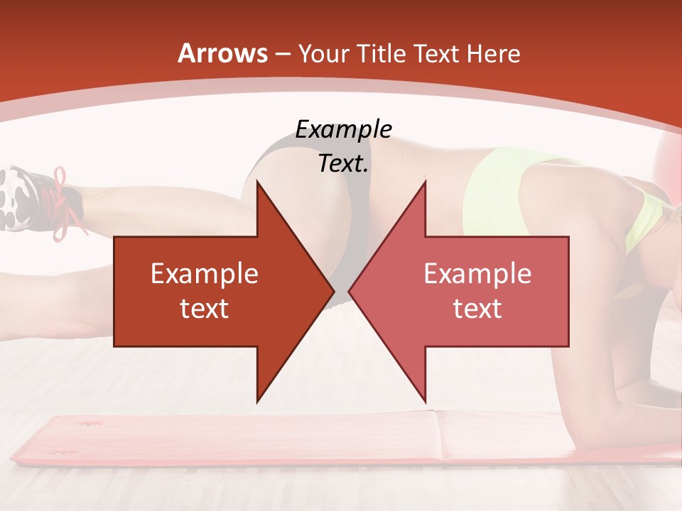 Sporty Person Exercise PowerPoint Template