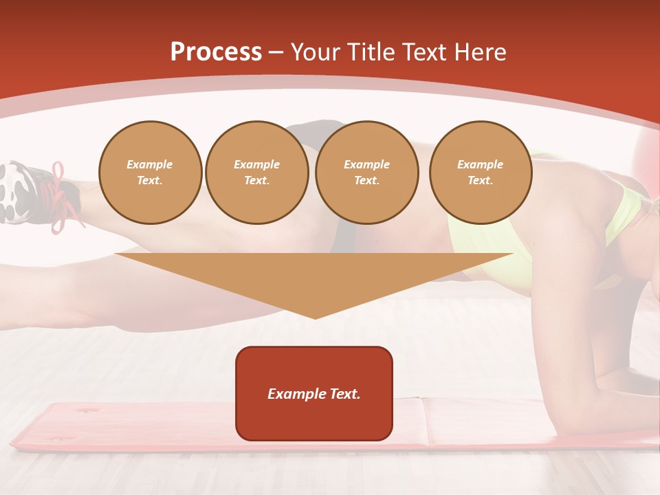 Sporty Person Exercise PowerPoint Template