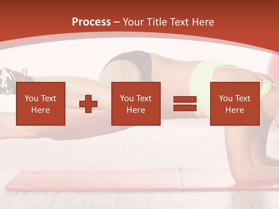 Sporty Person Exercise PowerPoint Template