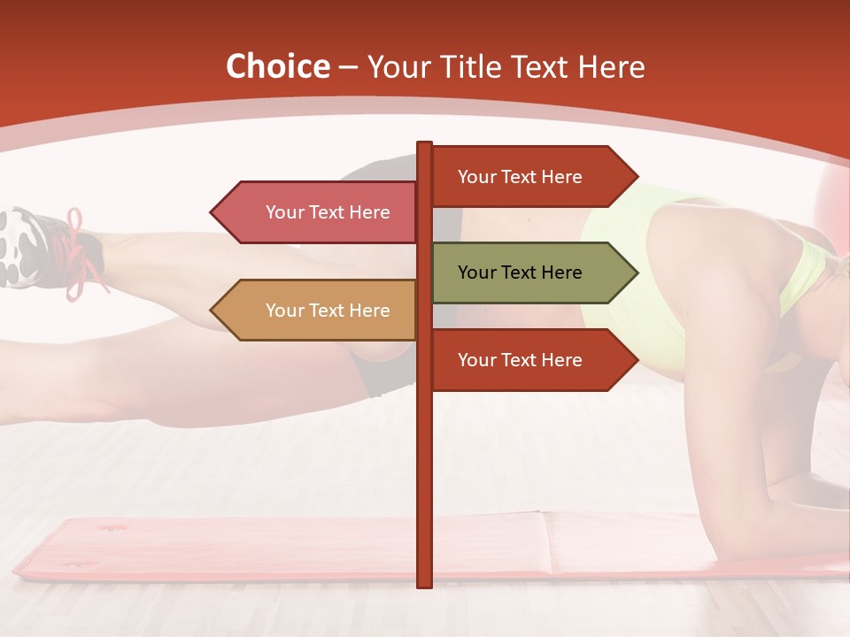 Sporty Person Exercise PowerPoint Template