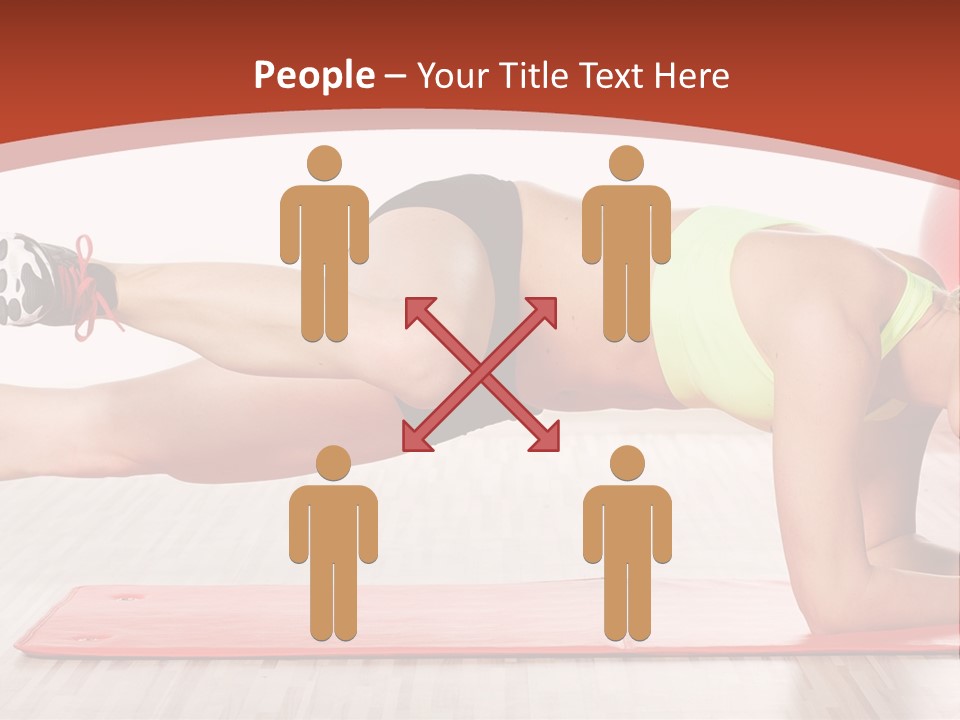 Sporty Person Exercise PowerPoint Template