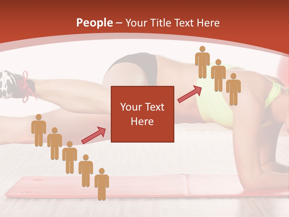 Sporty Person Exercise PowerPoint Template