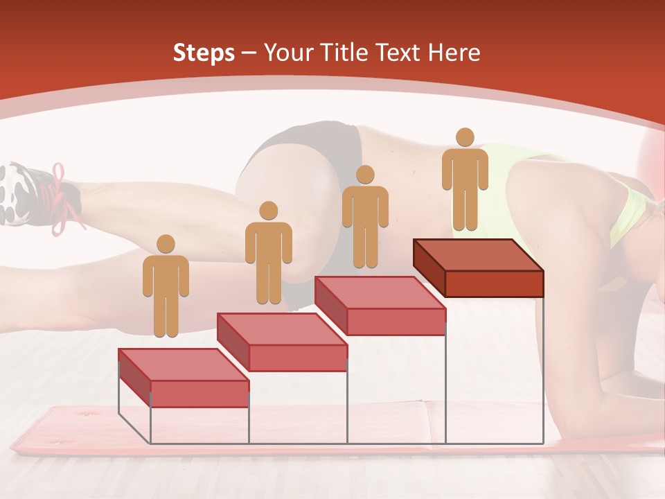 Sporty Person Exercise PowerPoint Template