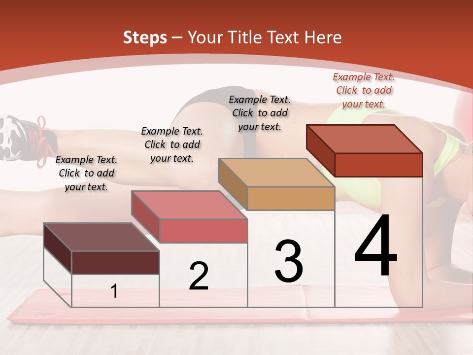 Sporty Person Exercise PowerPoint Template