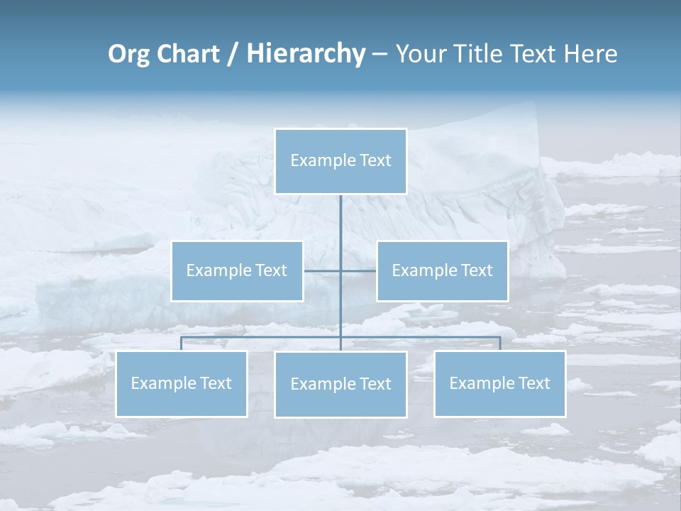 White Antarctic Ocean PowerPoint Template