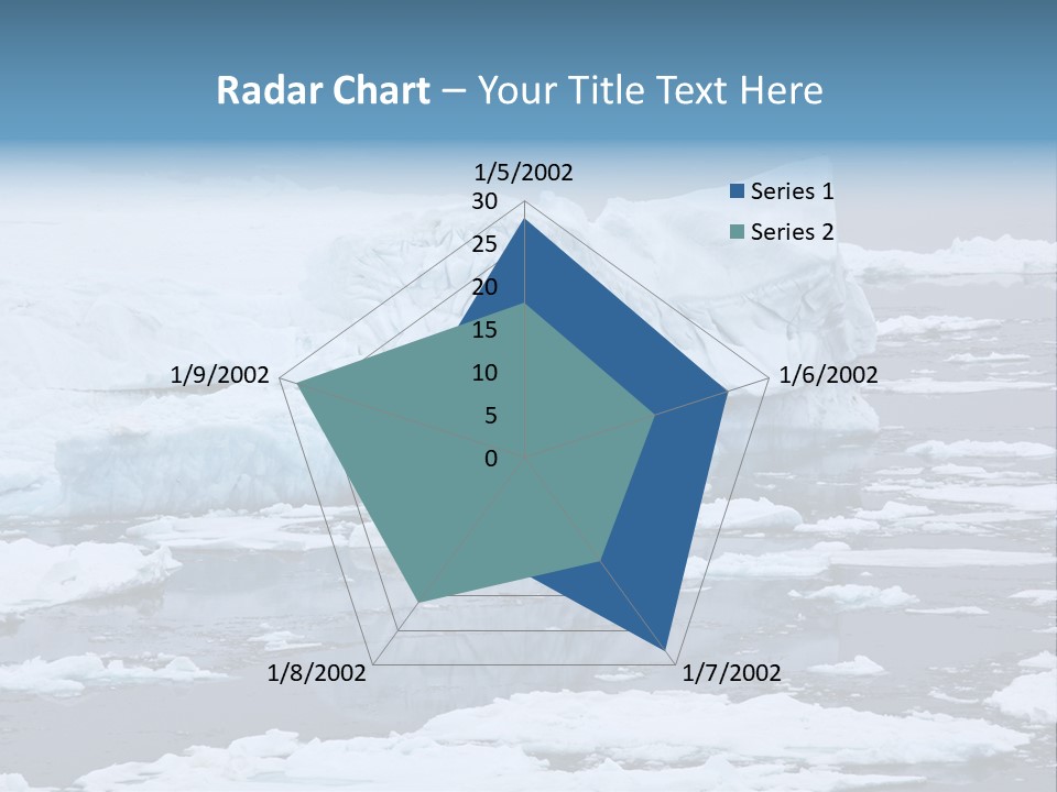 White Antarctic Ocean PowerPoint Template