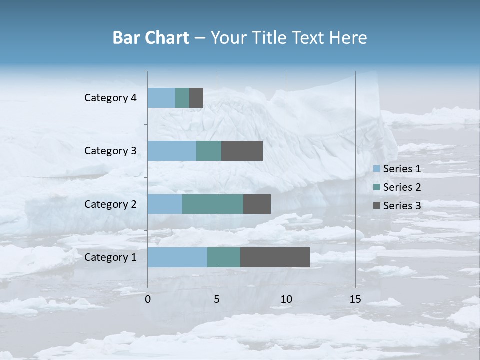White Antarctic Ocean PowerPoint Template