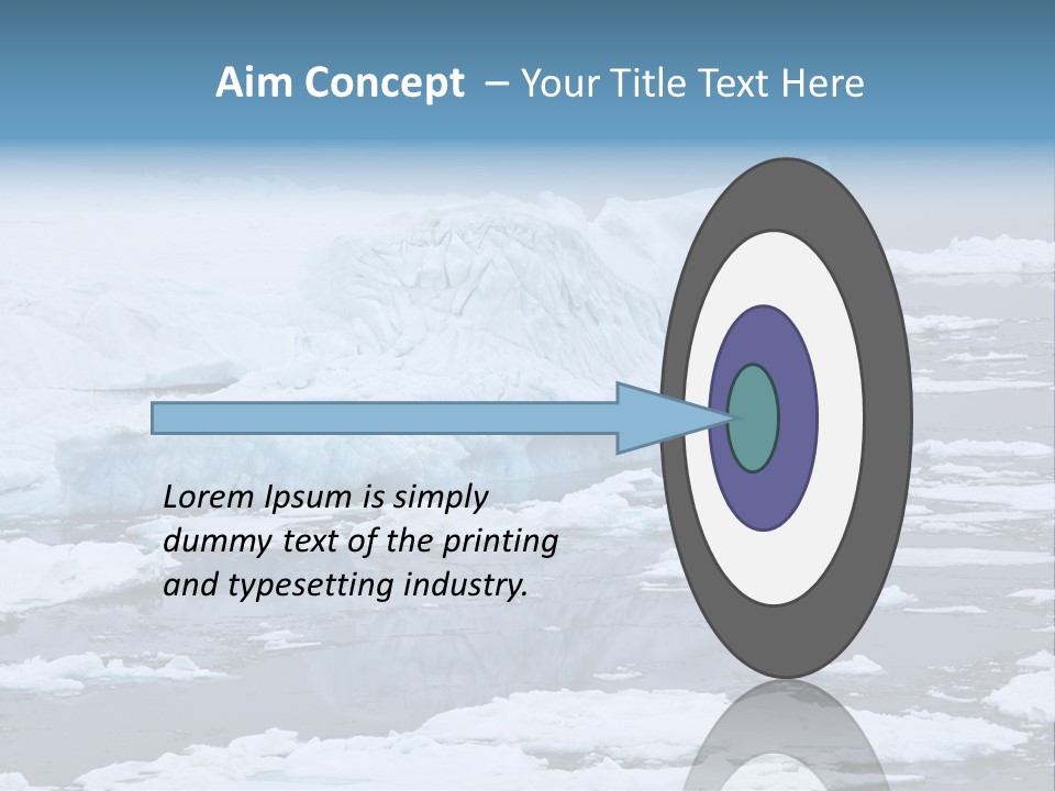 White Antarctic Ocean PowerPoint Template
