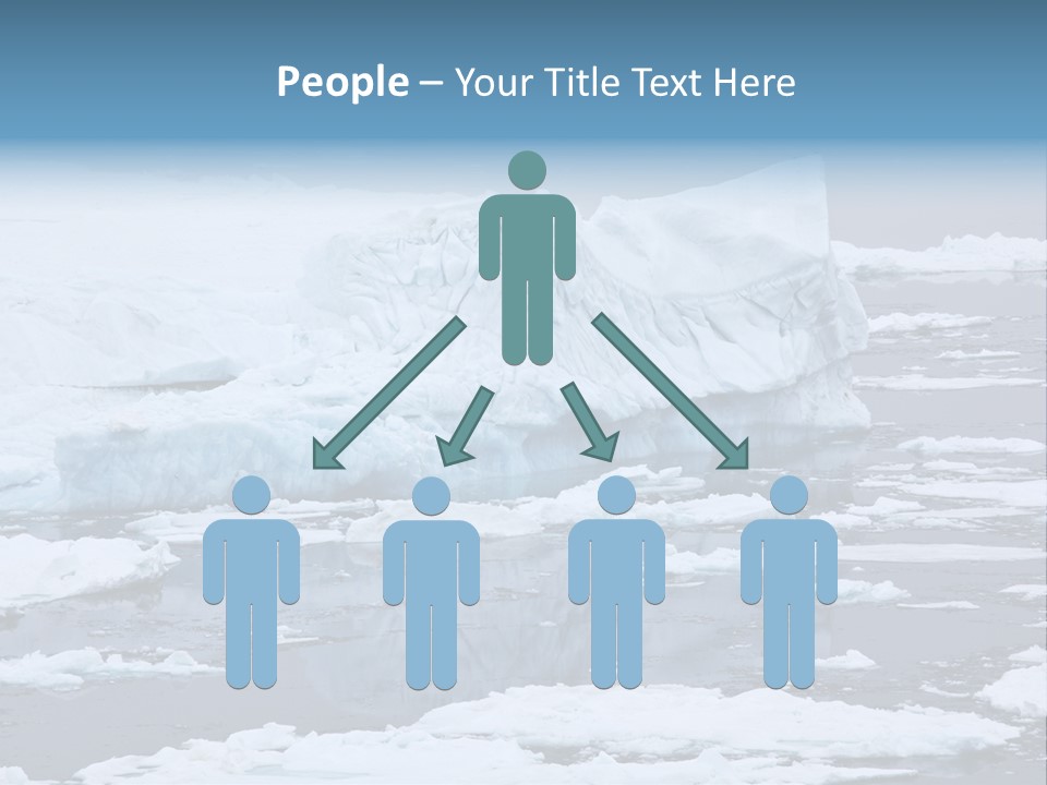 White Antarctic Ocean PowerPoint Template