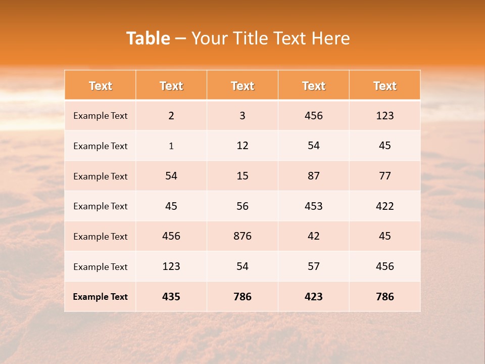 A Couple Standing On A Beach Holding Hands PowerPoint Template