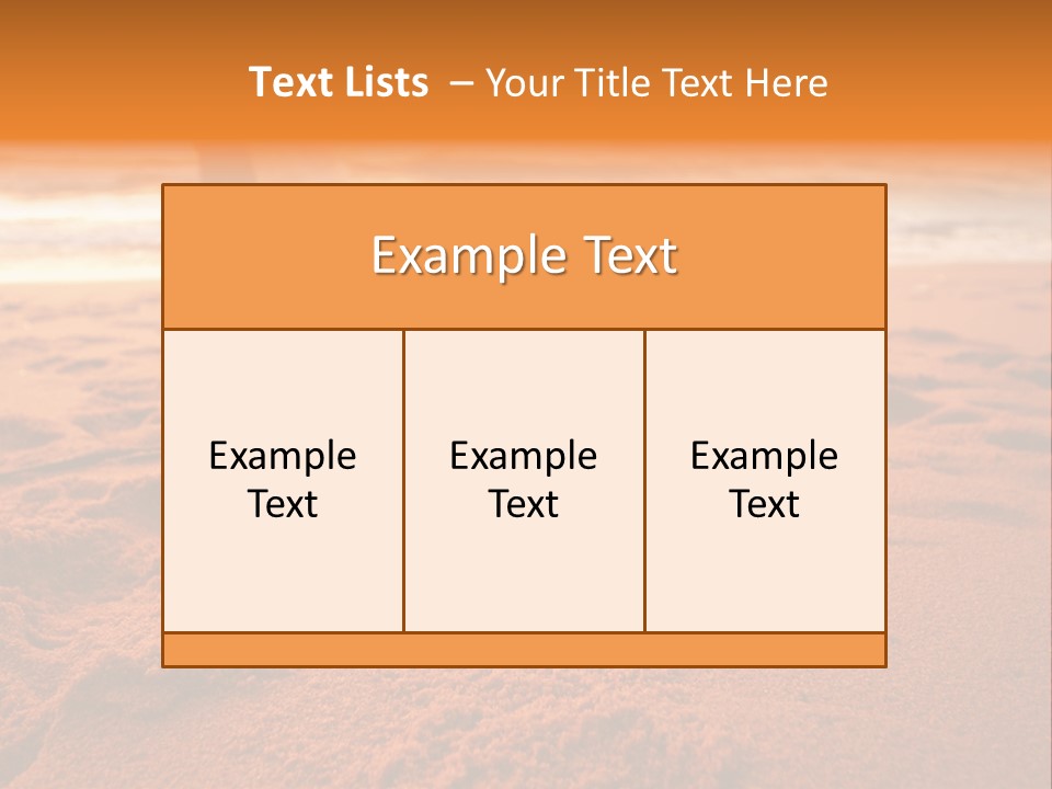A Couple Standing On A Beach Holding Hands PowerPoint Template