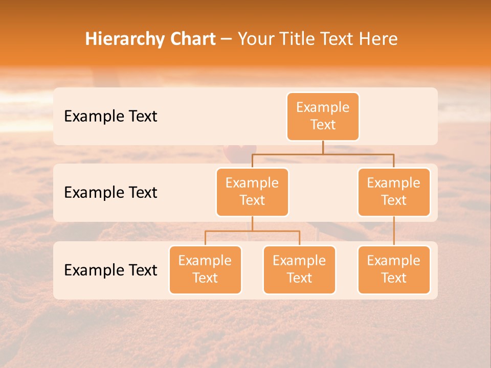 A Couple Standing On A Beach Holding Hands PowerPoint Template