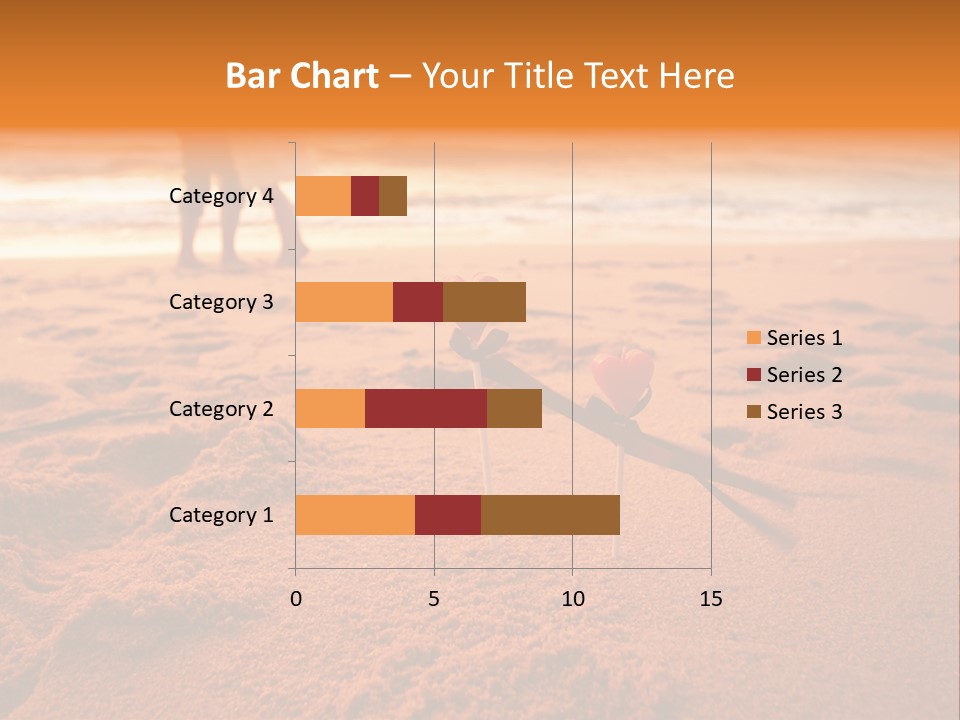 A Couple Standing On A Beach Holding Hands PowerPoint Template