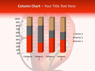 A Heart With A Stethoscope On Top Of It PowerPoint Template