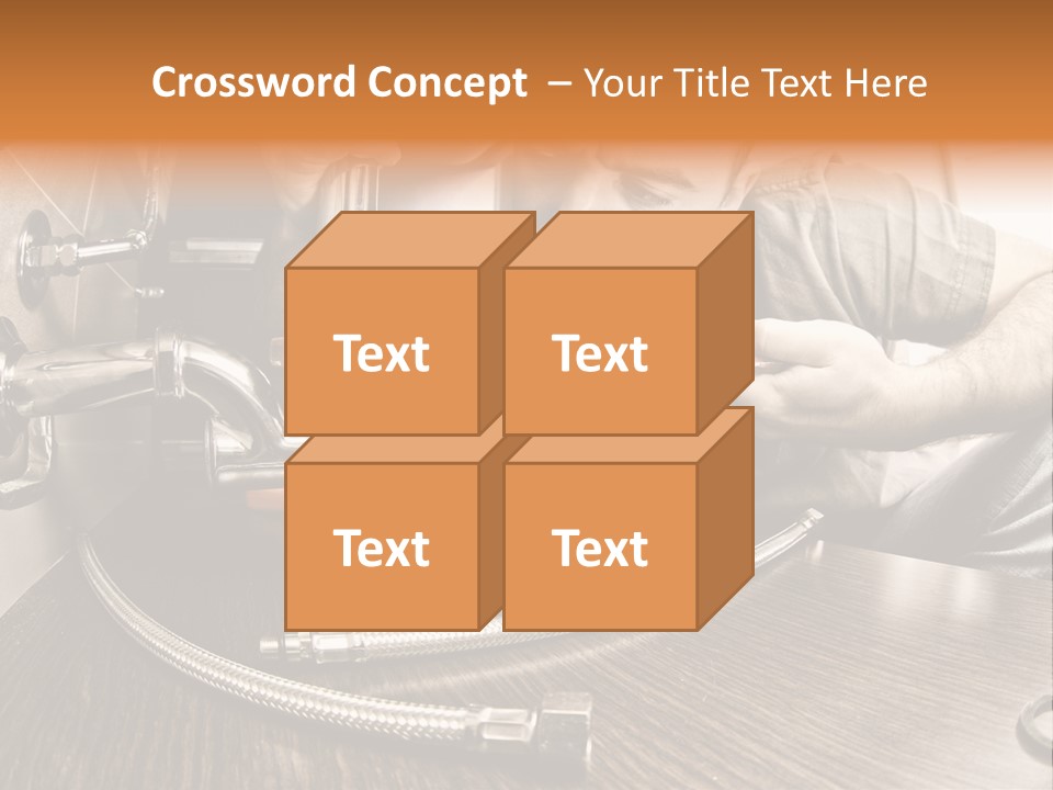 Interior Builder Pipe PowerPoint Template