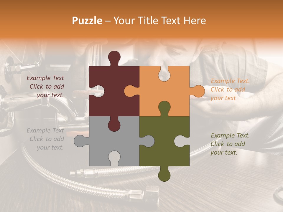 Interior Builder Pipe PowerPoint Template