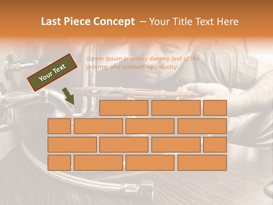 Interior Builder Pipe PowerPoint Template