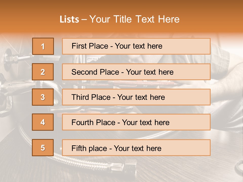 Interior Builder Pipe PowerPoint Template