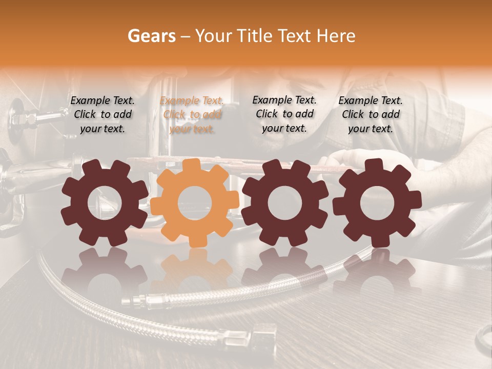 Interior Builder Pipe PowerPoint Template