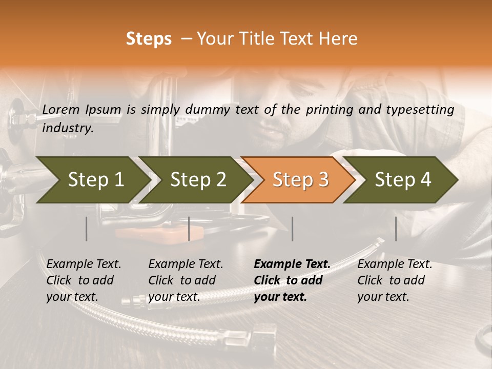 Interior Builder Pipe PowerPoint Template