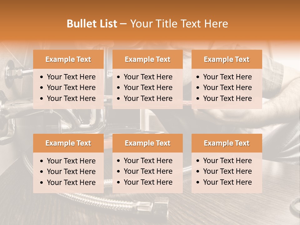 Interior Builder Pipe PowerPoint Template