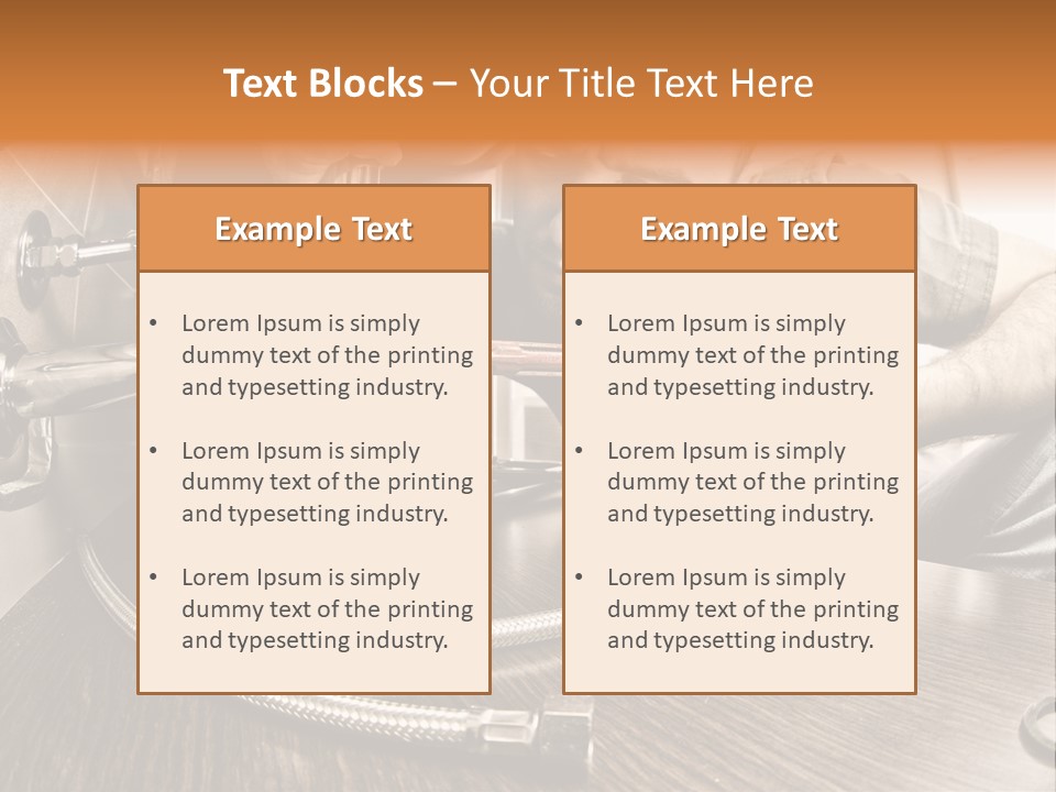 Interior Builder Pipe PowerPoint Template