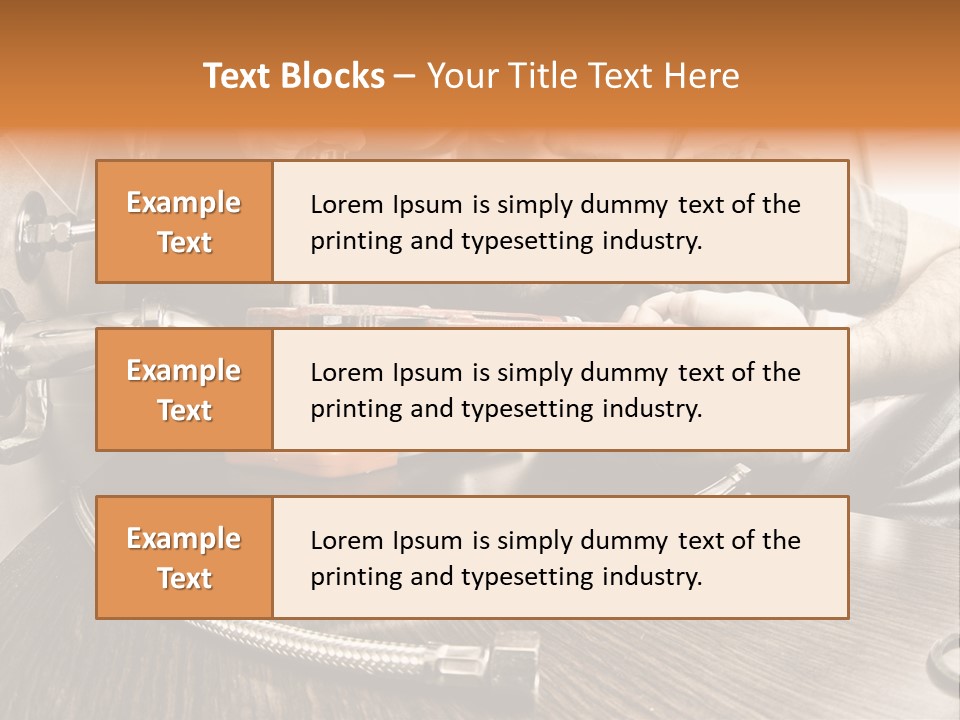 Interior Builder Pipe PowerPoint Template