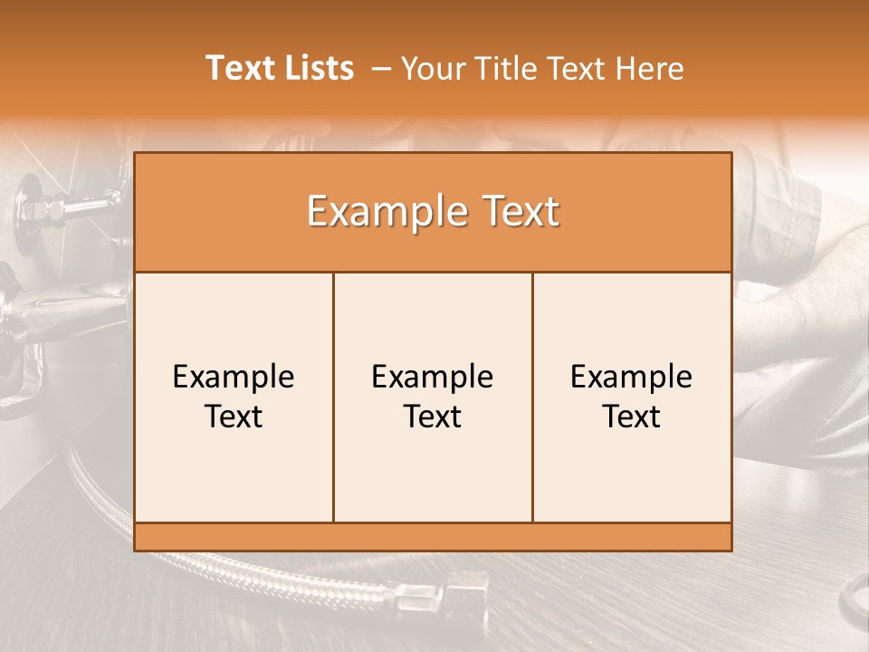 Interior Builder Pipe PowerPoint Template