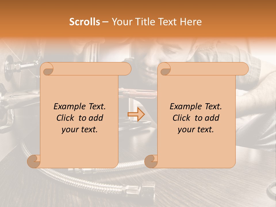 Interior Builder Pipe PowerPoint Template