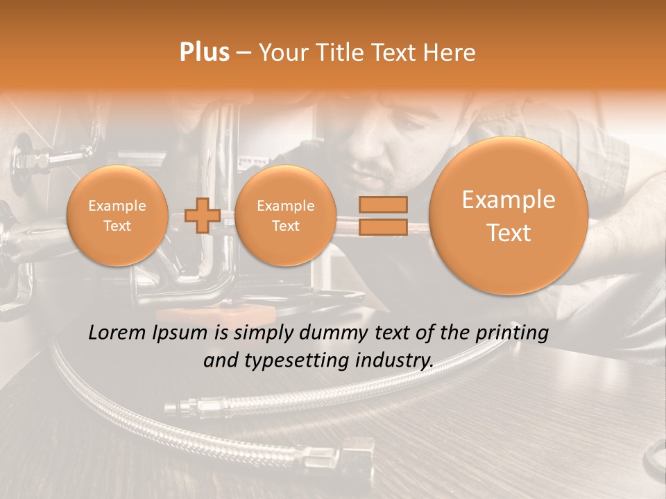 Interior Builder Pipe PowerPoint Template