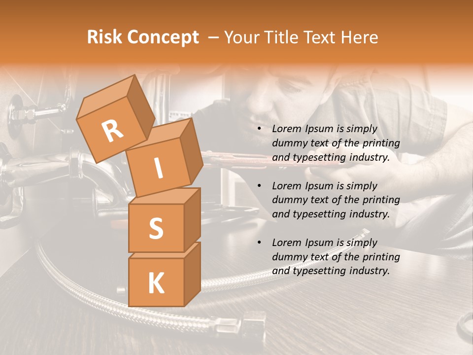 Interior Builder Pipe PowerPoint Template