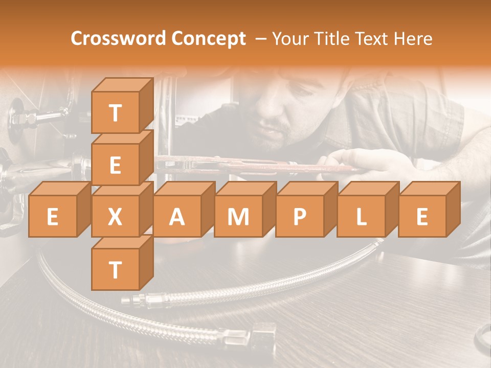 Interior Builder Pipe PowerPoint Template