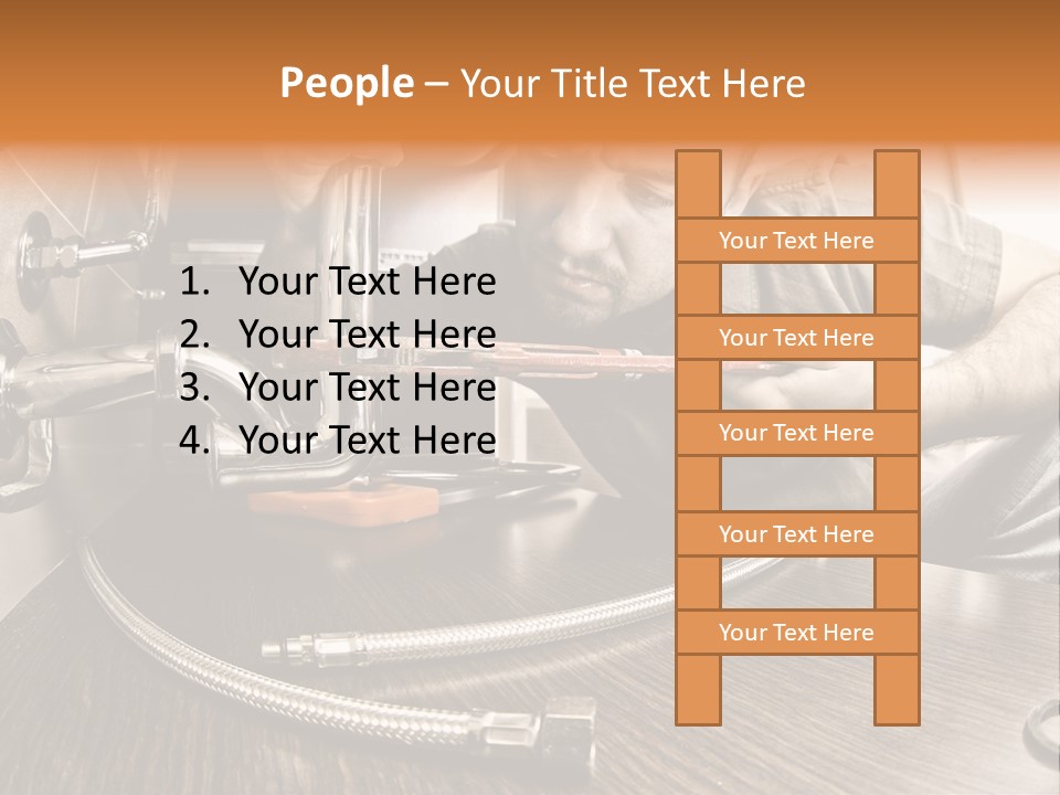 Interior Builder Pipe PowerPoint Template