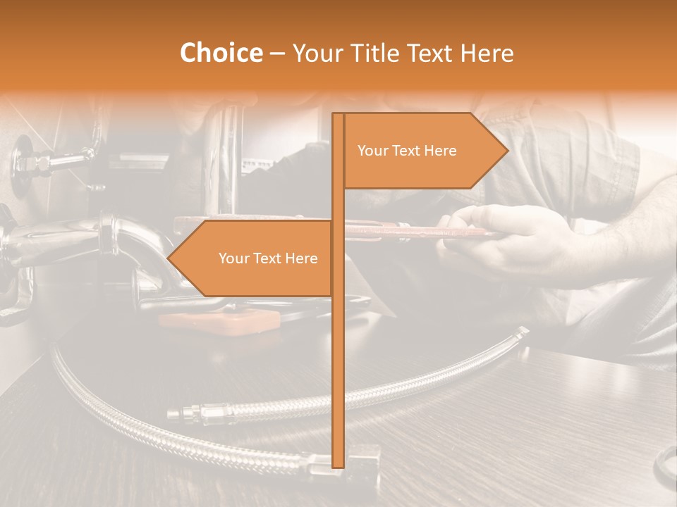 Interior Builder Pipe PowerPoint Template