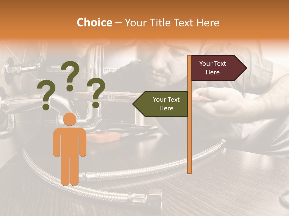 Interior Builder Pipe PowerPoint Template