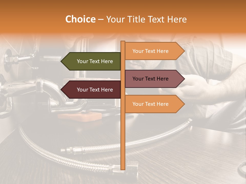 Interior Builder Pipe PowerPoint Template