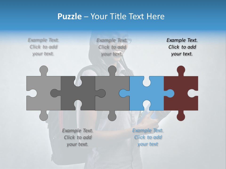 Shirt African Happy PowerPoint Template