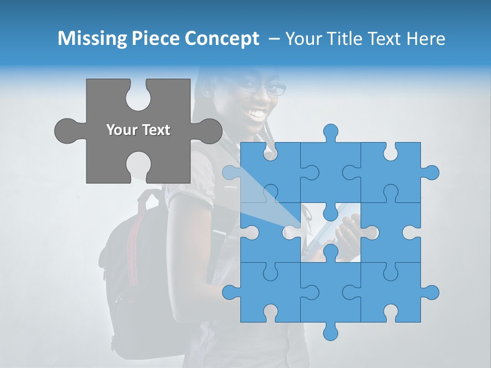 Shirt African Happy PowerPoint Template