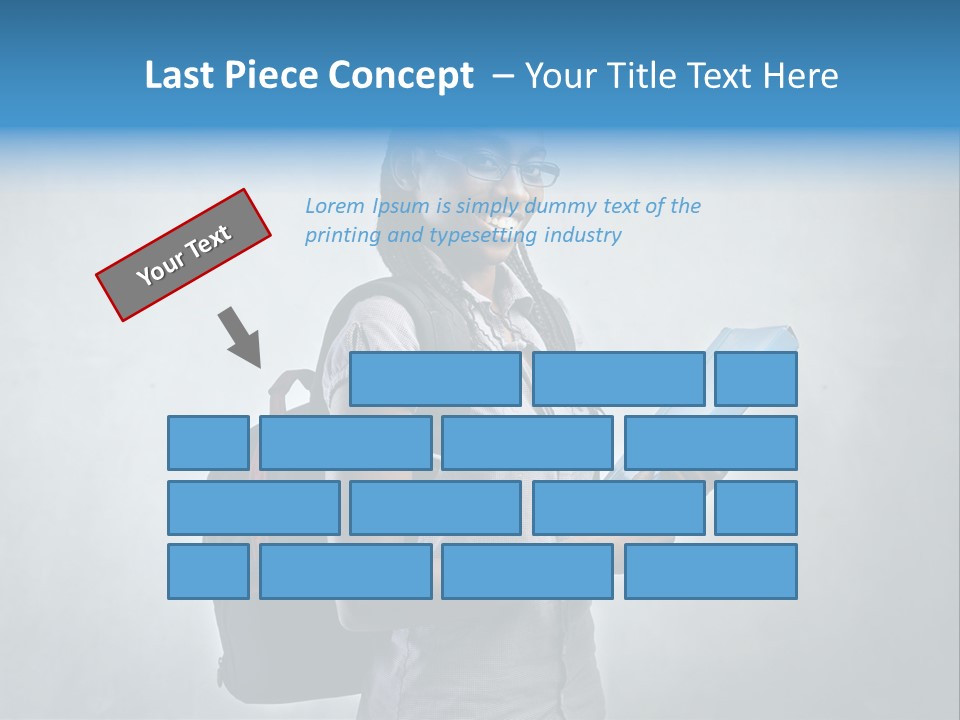 Shirt African Happy PowerPoint Template