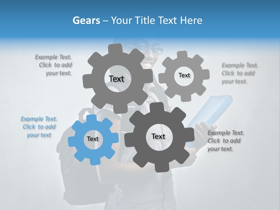 Shirt African Happy PowerPoint Template