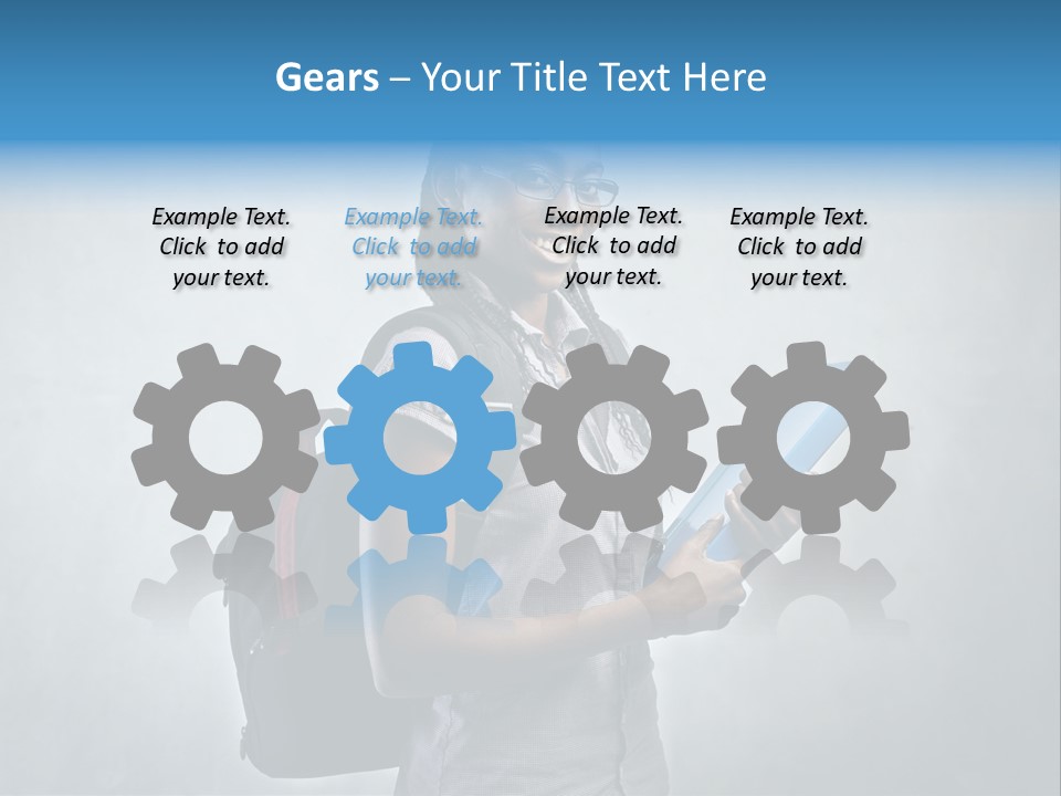 Shirt African Happy PowerPoint Template