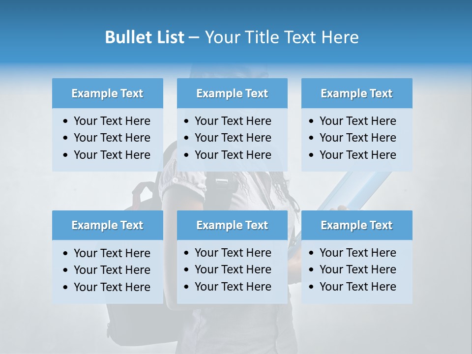 Shirt African Happy PowerPoint Template