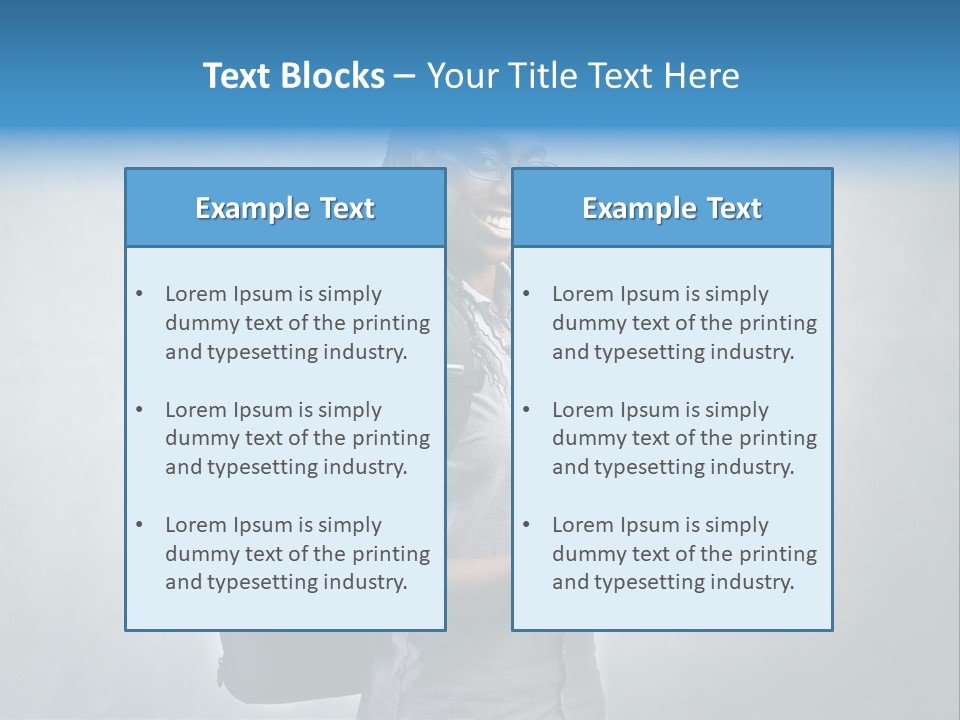 Shirt African Happy PowerPoint Template