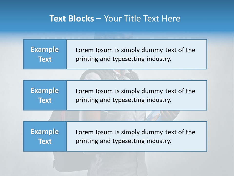 Shirt African Happy PowerPoint Template