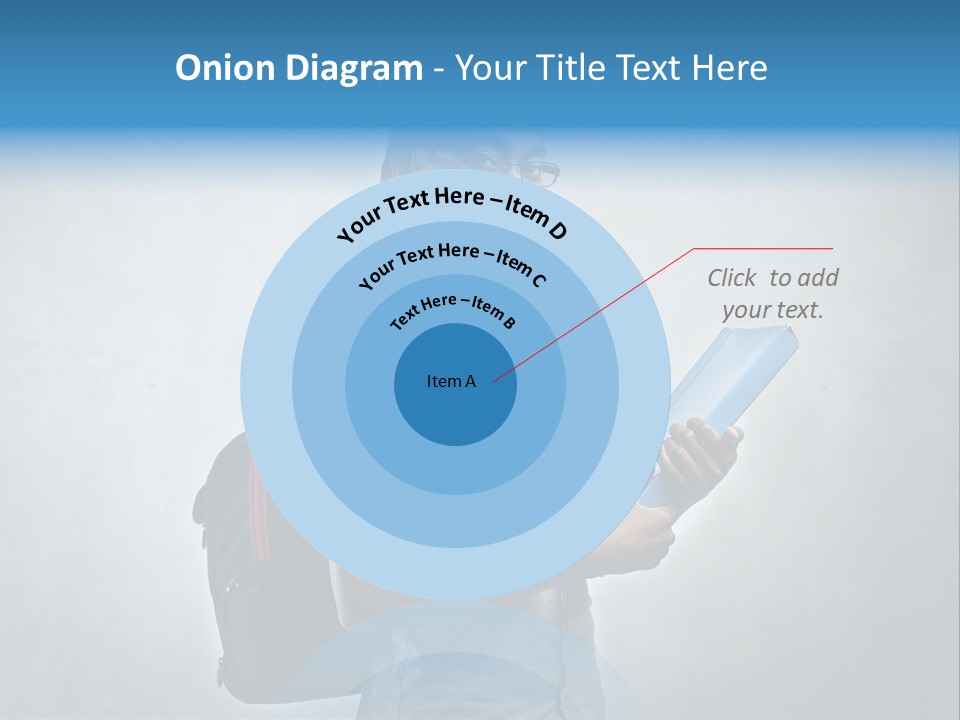 Shirt African Happy PowerPoint Template