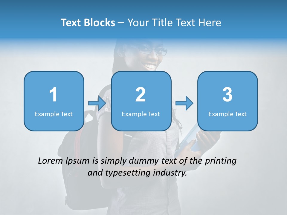 Shirt African Happy PowerPoint Template